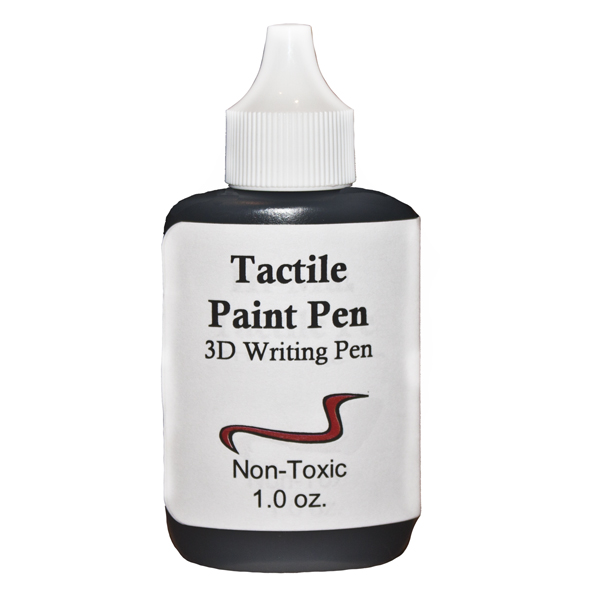 Tactile Paint Pen - Black - Click Image to Close